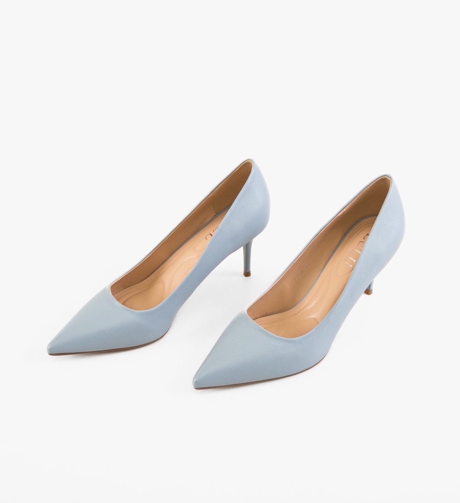 Pantofi Stiletto Adra Albaștri Eleganți - imagine 5