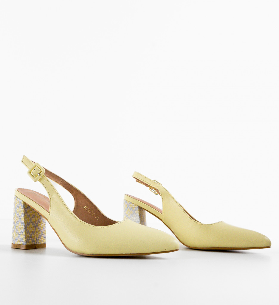 Pantofi Rafda Galbeni - Eleganță și Stil - imagine 4