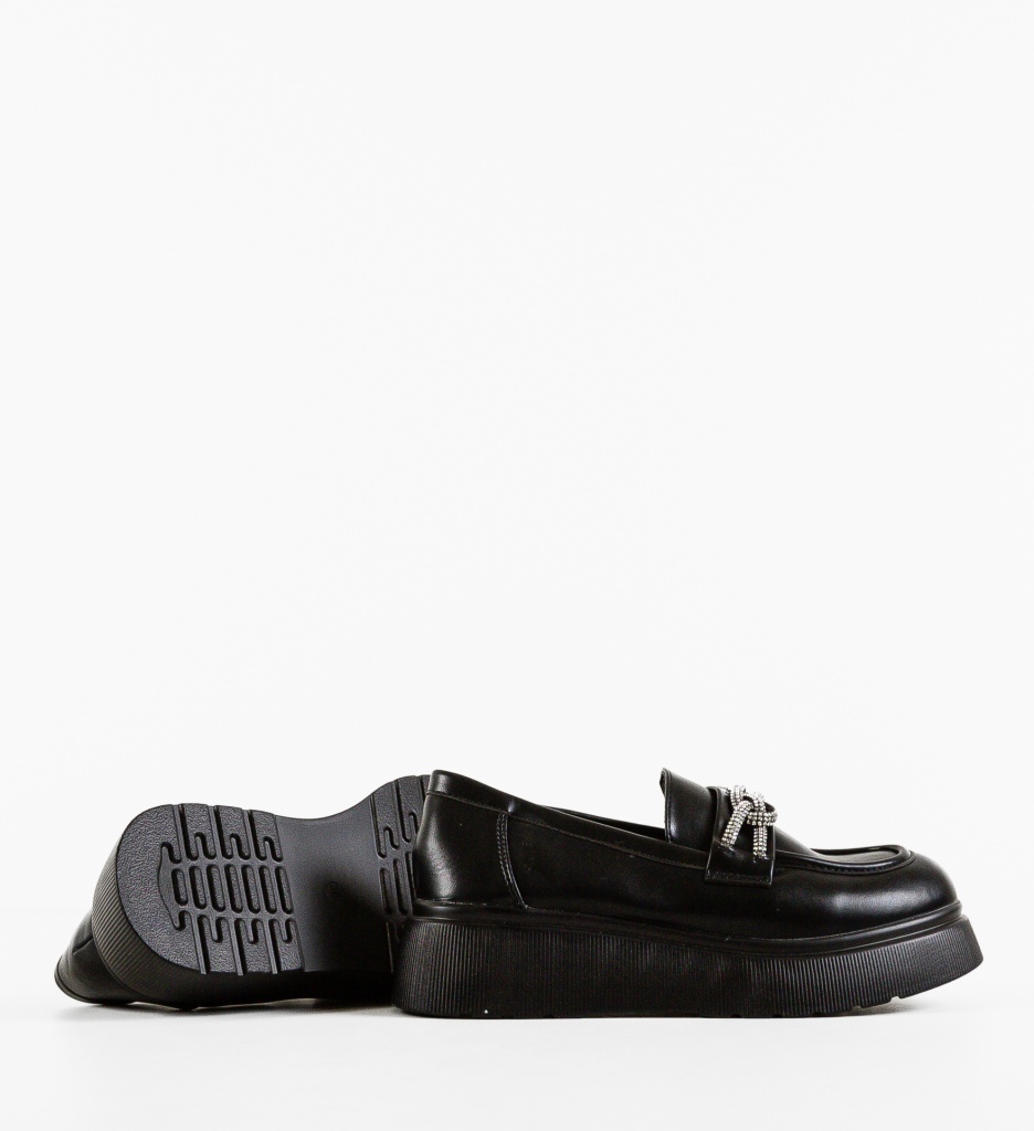 Pantofi Casual Hallel Negri | Stil & Confort - imagine 6