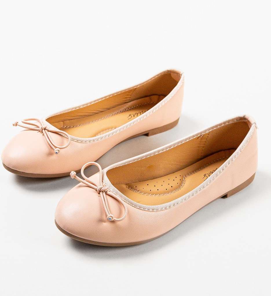 Balerini Dama Singh Roz - Confort Casual Elegant - imagine 6