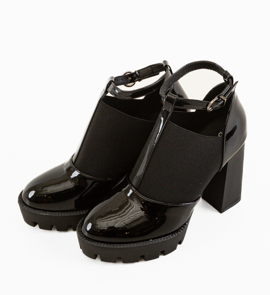 Botine Dama Wick Negre - Eleganță și Confort - imagine 6