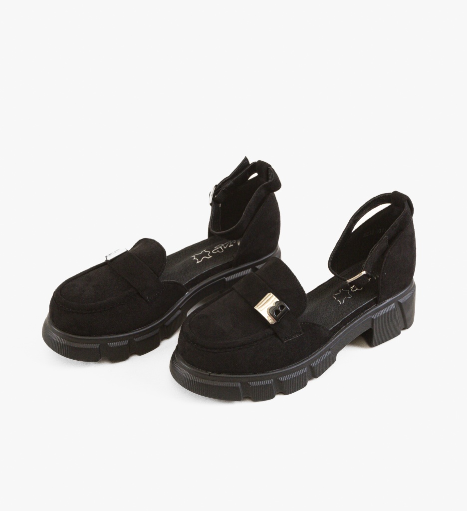 Pantofi Casual Dama Merfa Negri - Confort & Stil - imagine 5