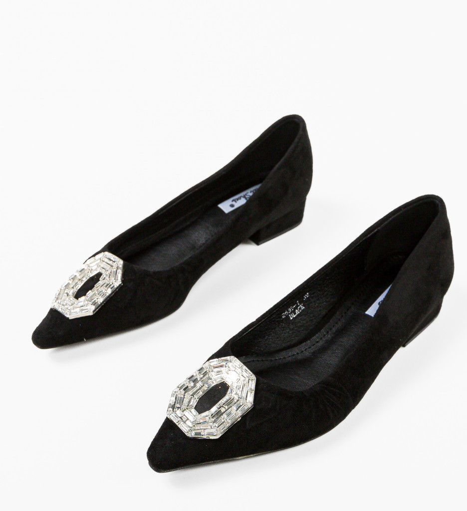 Pantofi Dama Bendo Negri cu Toc - Eleganți - imagine 8