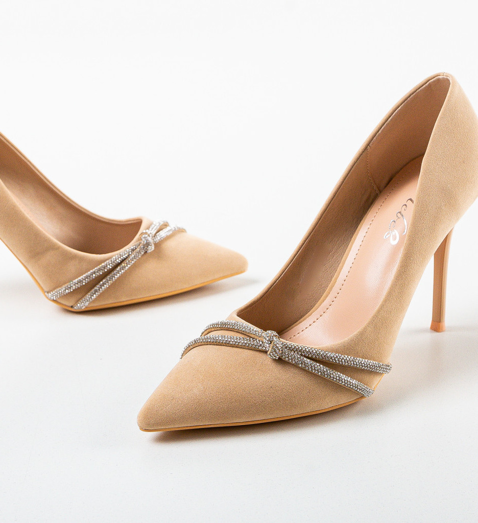 Pantofi Norah Bej | Eleganță și Stil - imagine 5