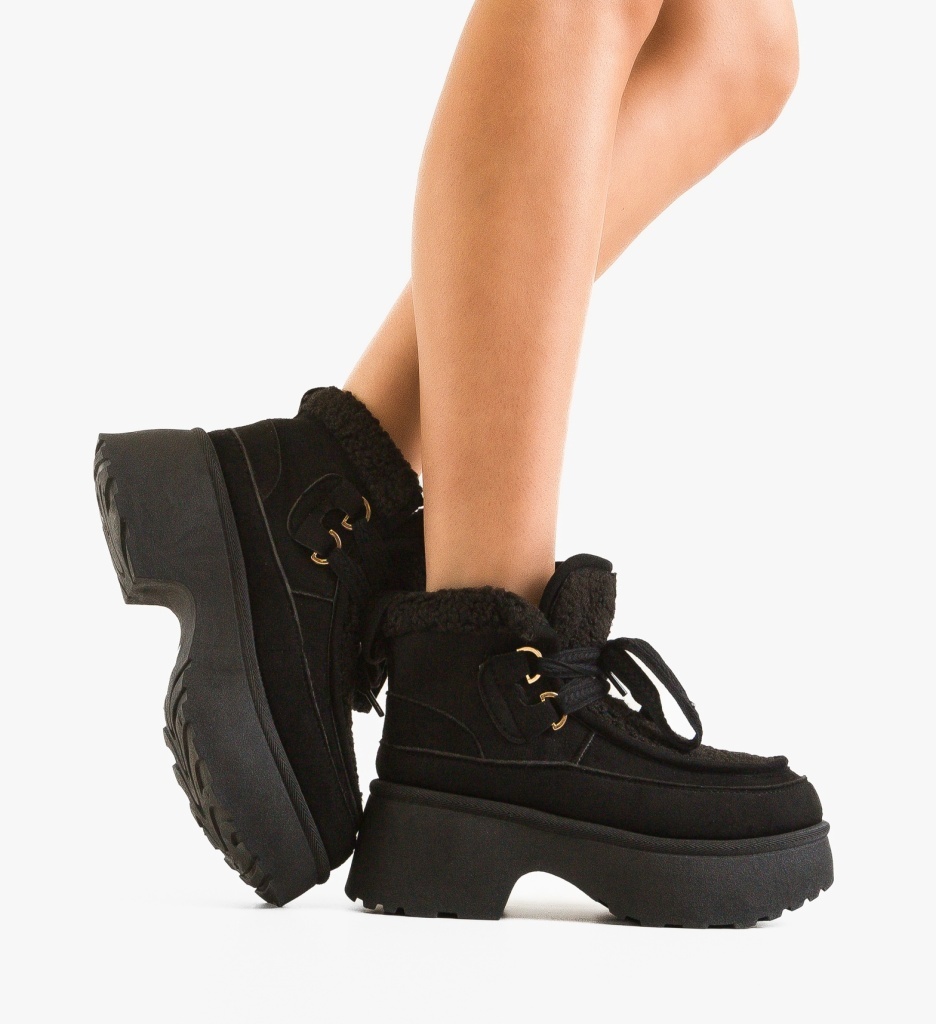 Ghete Dama Yetty Negre | Stil și Confort - imagine 2