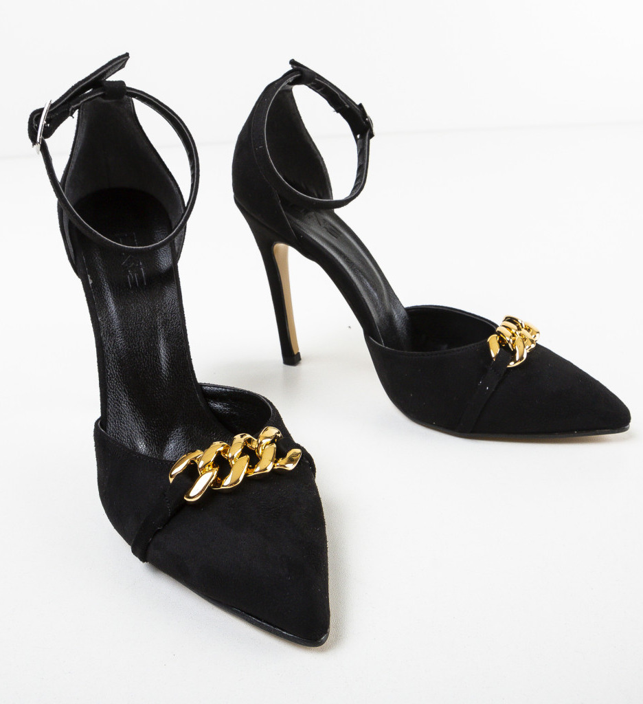 Pantofi Deler Negri | Eleganță și Stil - imagine 5