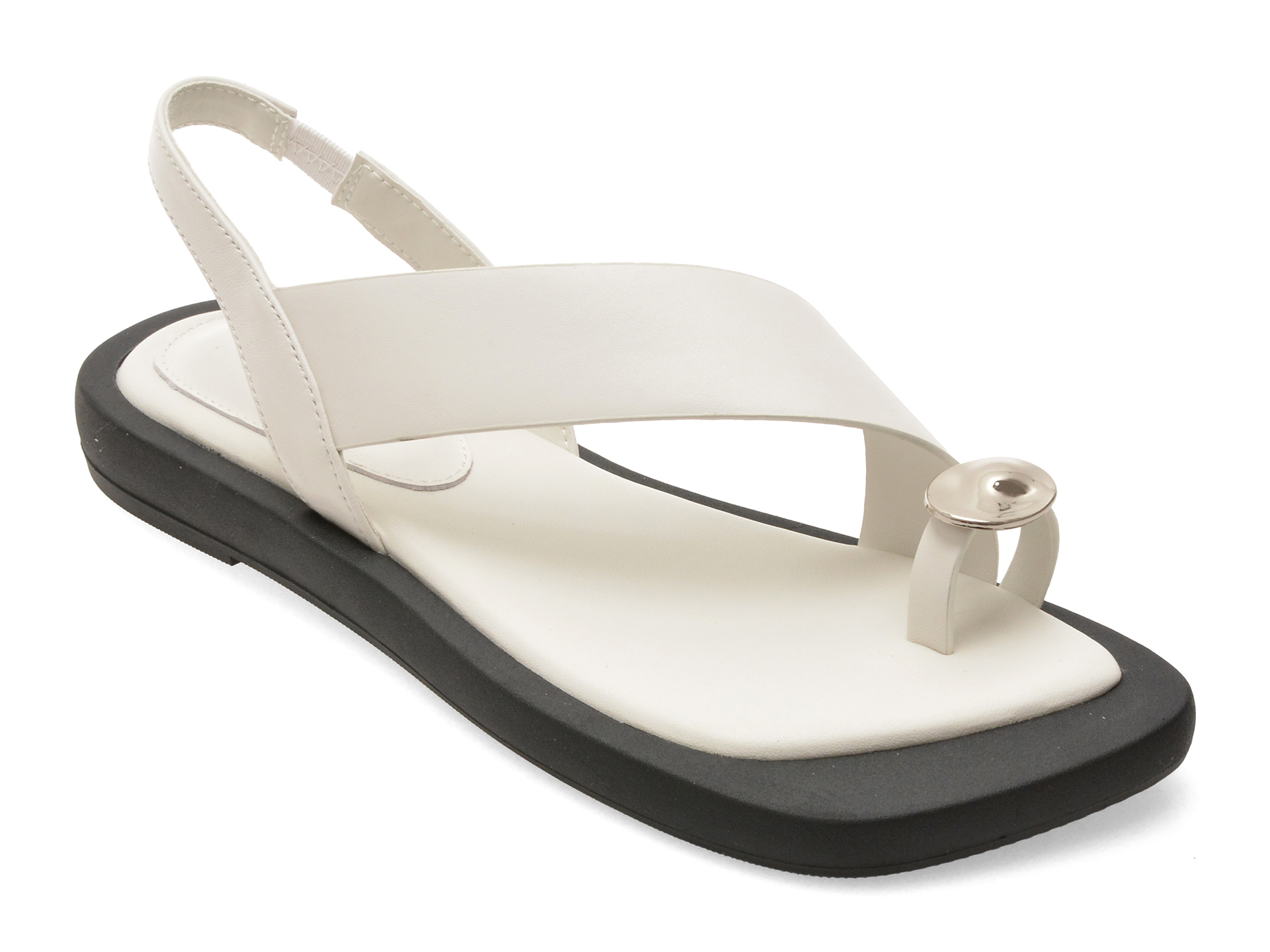 Sandale GRYXX LD1025 Albe din Piele Naturală