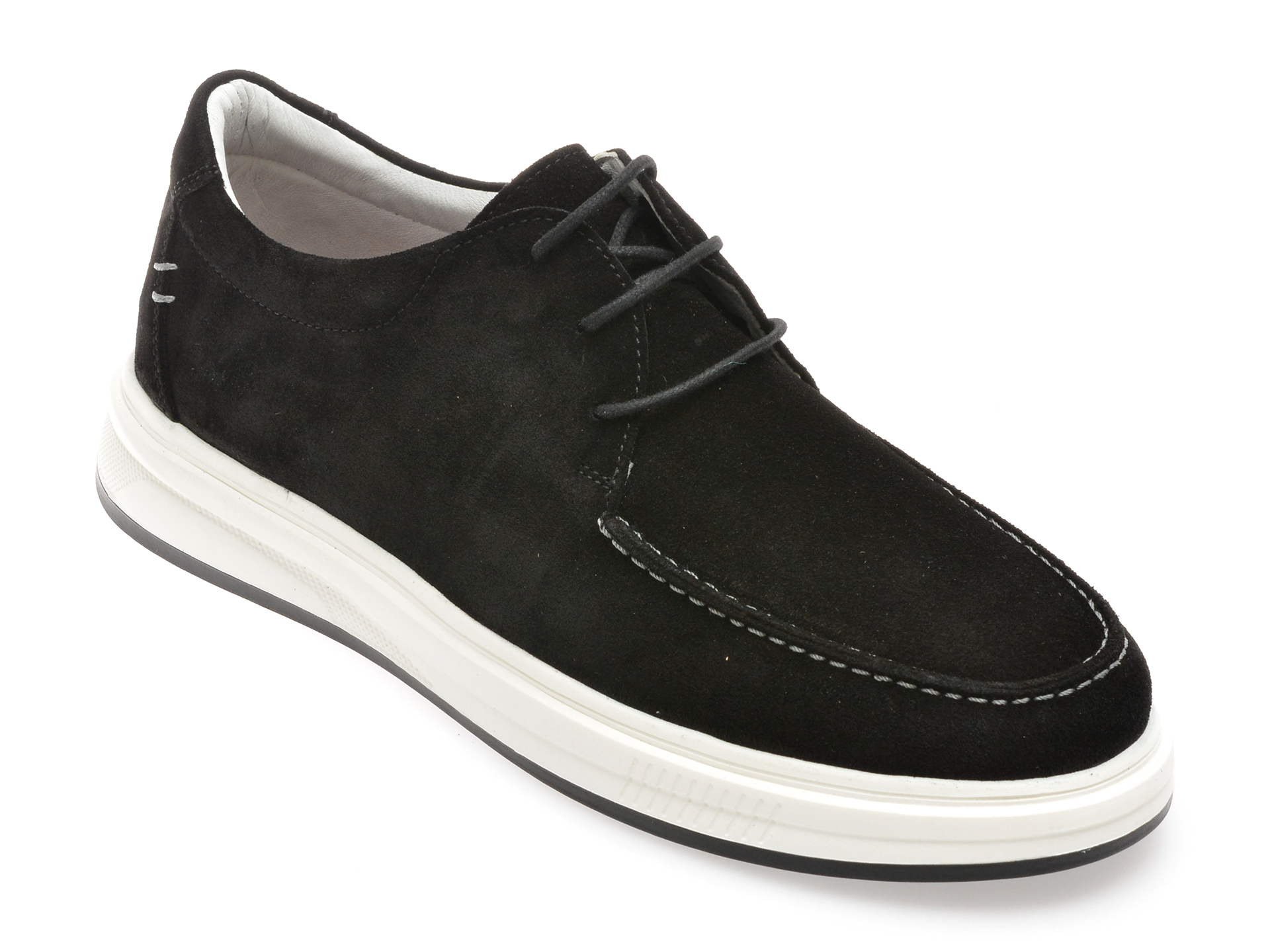 Mocasini OTTER Negri Piele Întoarsă - Eleganță și Confort