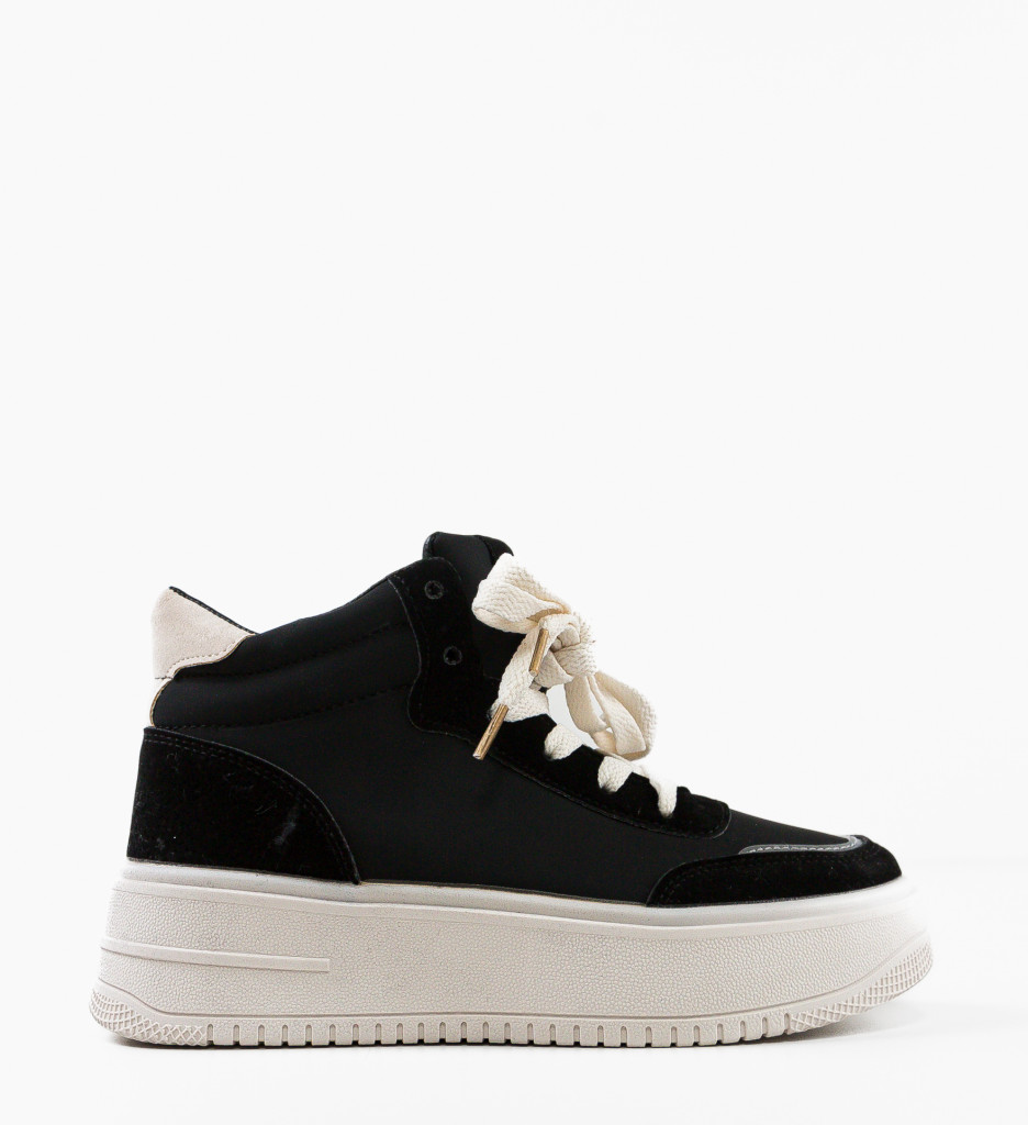 Sneakers Dama Negri Sedio | Confort Zilnic - imagine 2