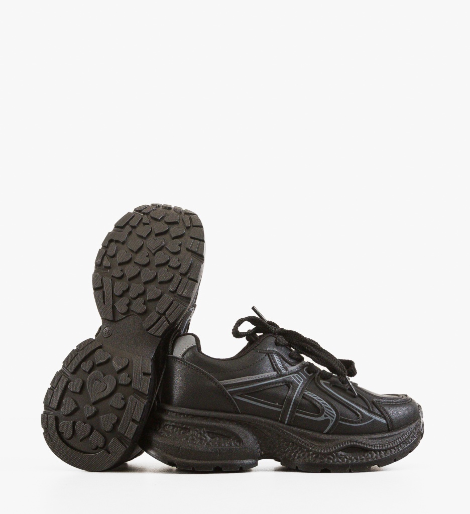 Sneakers Dama Prigan Negri - Confort și Stil - imagine 5