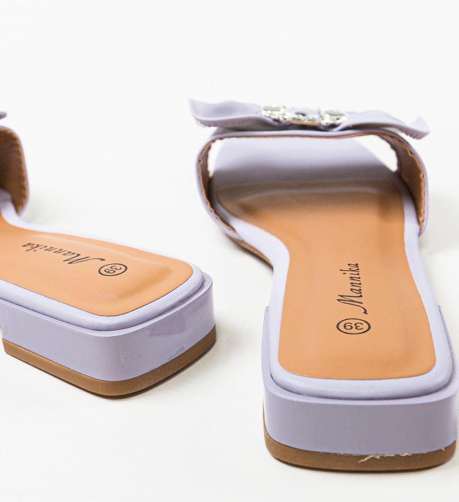 Papuci Dama Nabila Mov - Confort și Eleganță - imagine 10