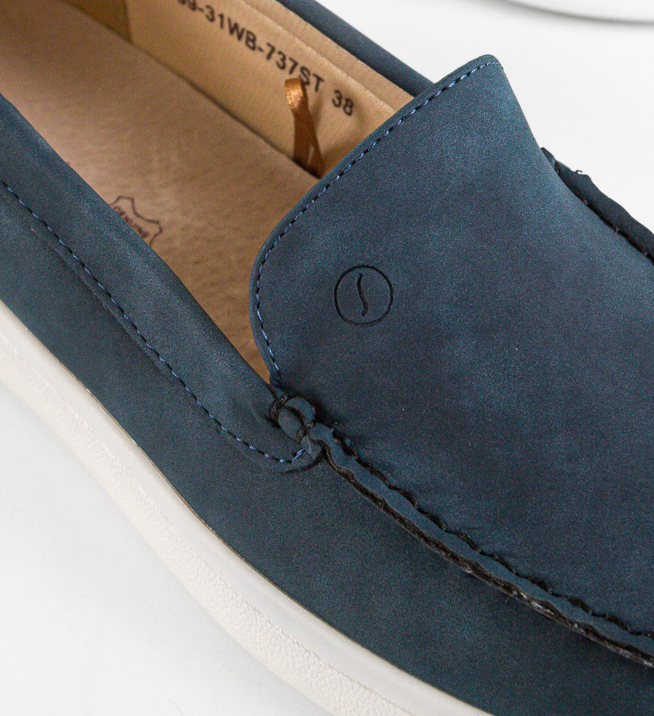 Pantofi Casual Benn Bleumarin | Confort & Stil - imagine 7