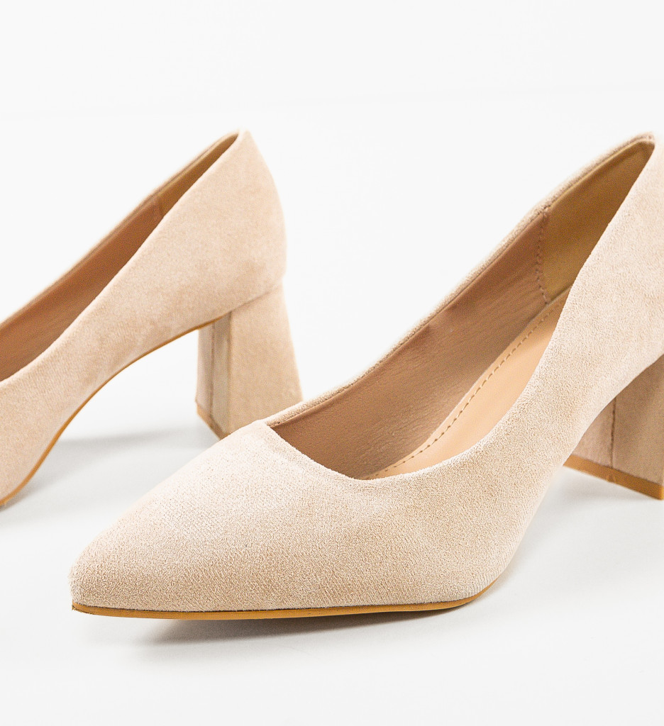 Pantofi Dama Adria Bej | Eleganți și Versatili - imagine 6