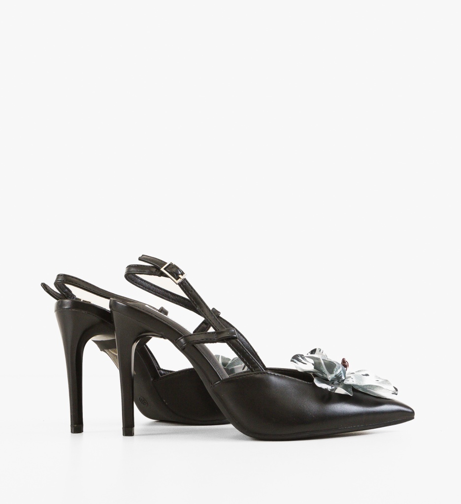 Pantofi dama Ishaq Negri cu toc elegant - imagine 4
