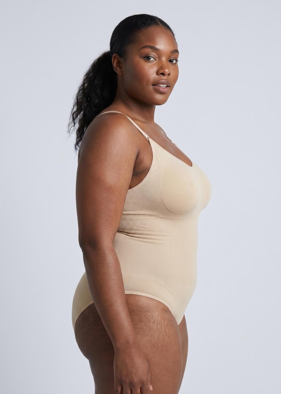 Body Modelator Marquise pentru Talie si Abdomen, bej - imagine 3