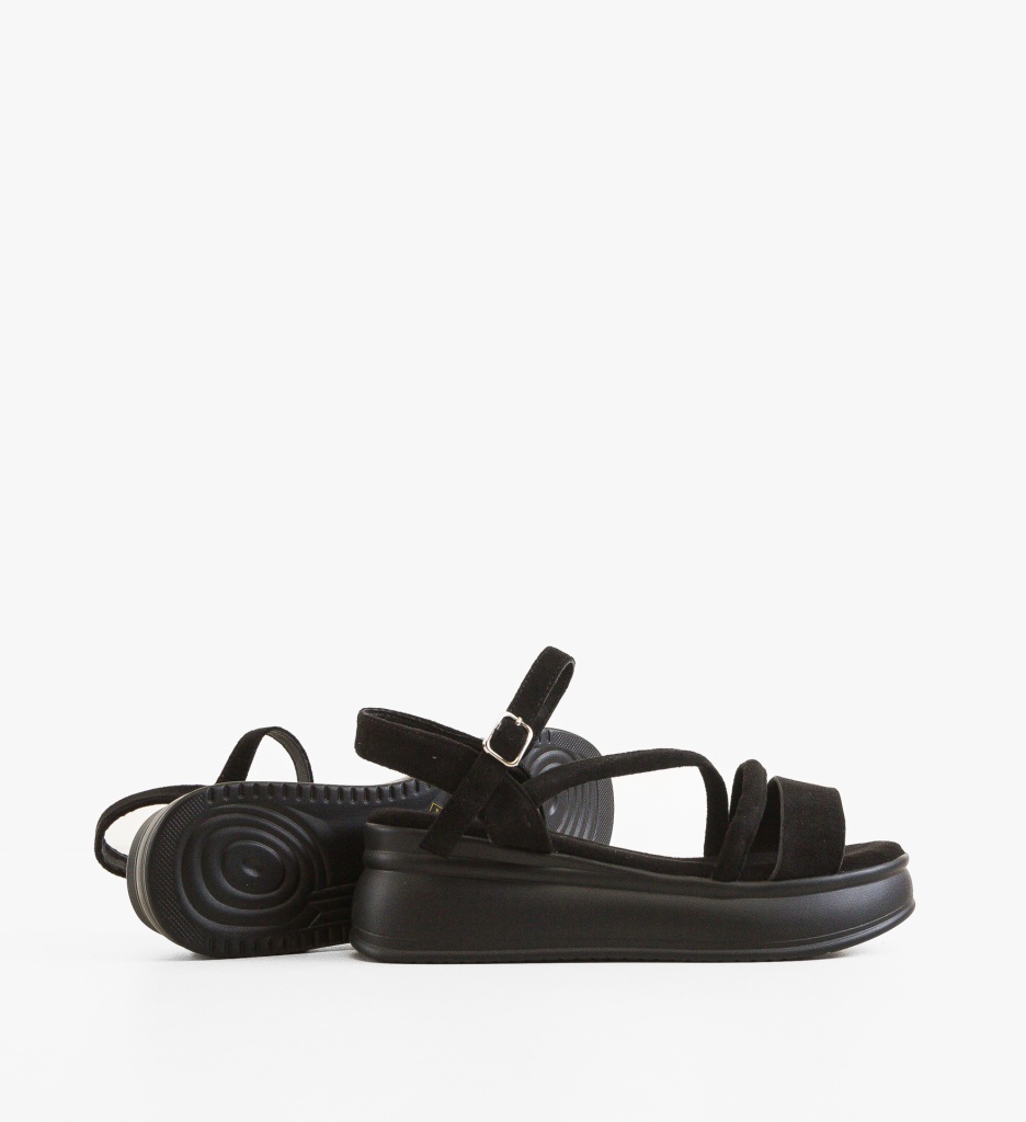 Sandale Dama Lageta Negre | Eleganță și Confort - imagine 3