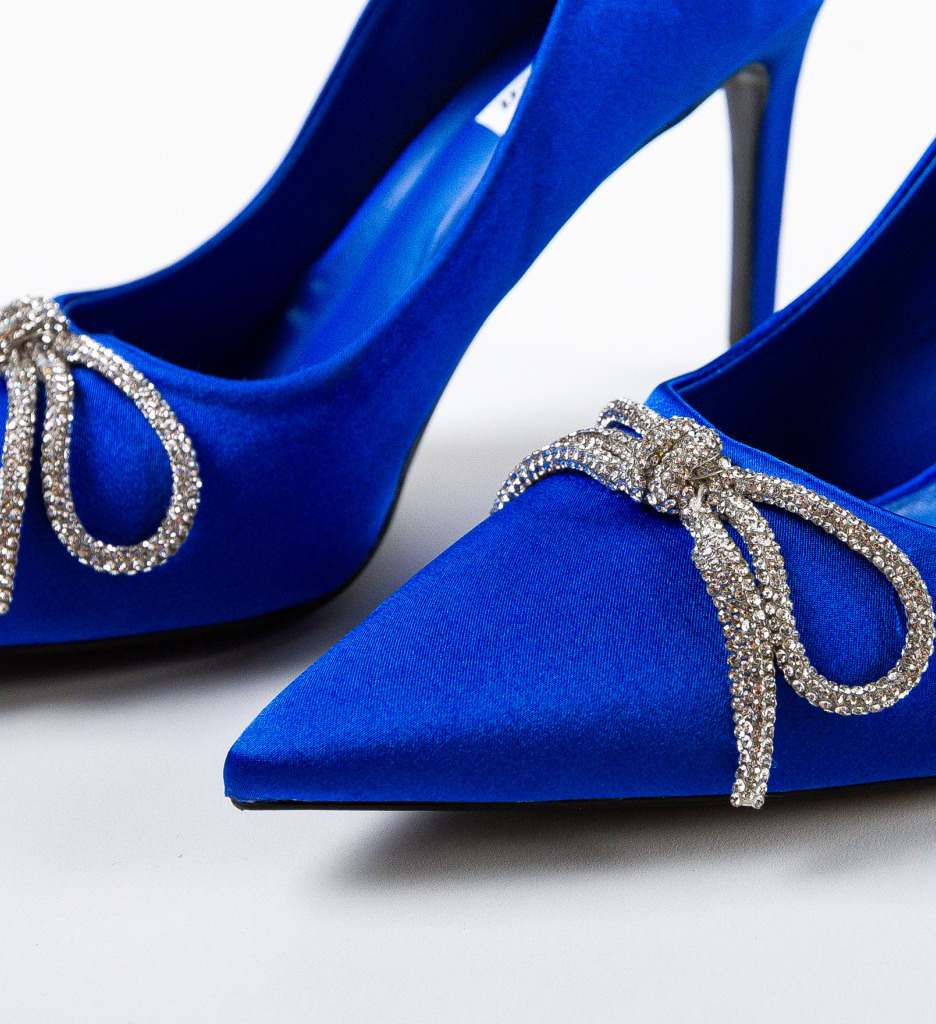 Pantofi dama Arwen Albastri | Eleganță Asigurată - imagine 6