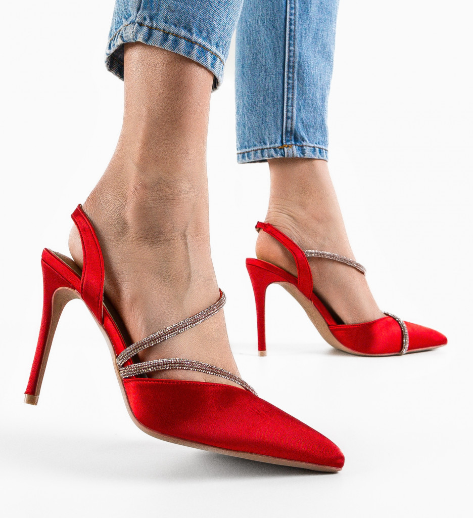 Pantofi Khan Rosii | Eleganță și Stil - imagine 3