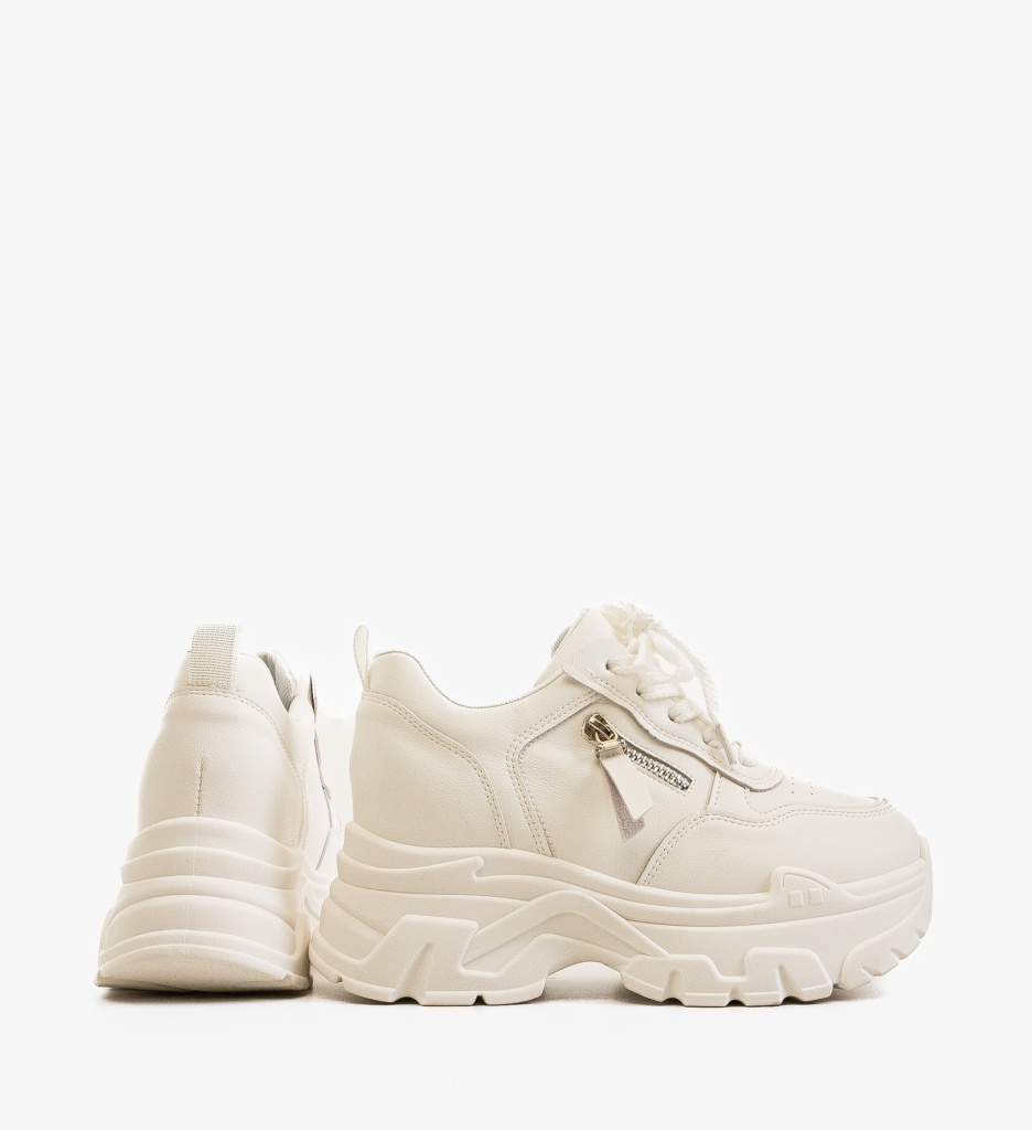 Sneakers Myrar Albi - Confort și Stil - imagine 5