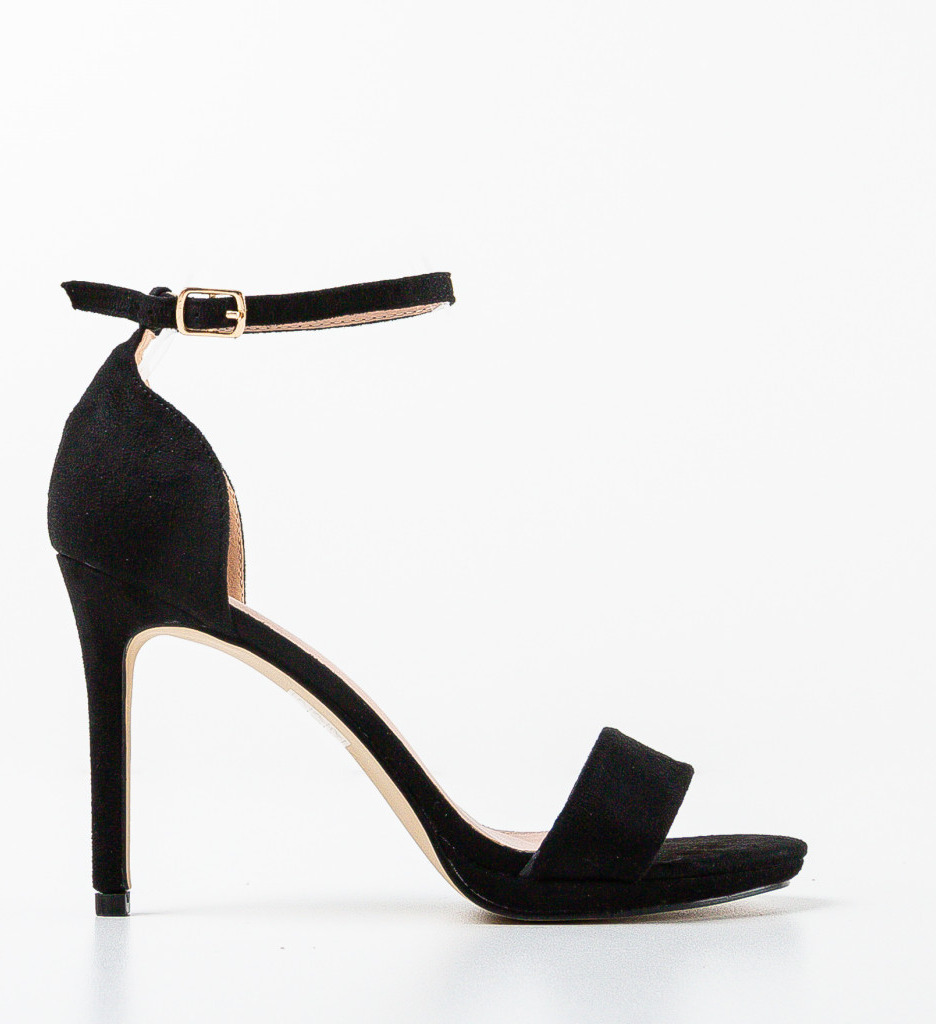 Sandale Dama Grisini Negre - Eleganță și Stil - imagine 3