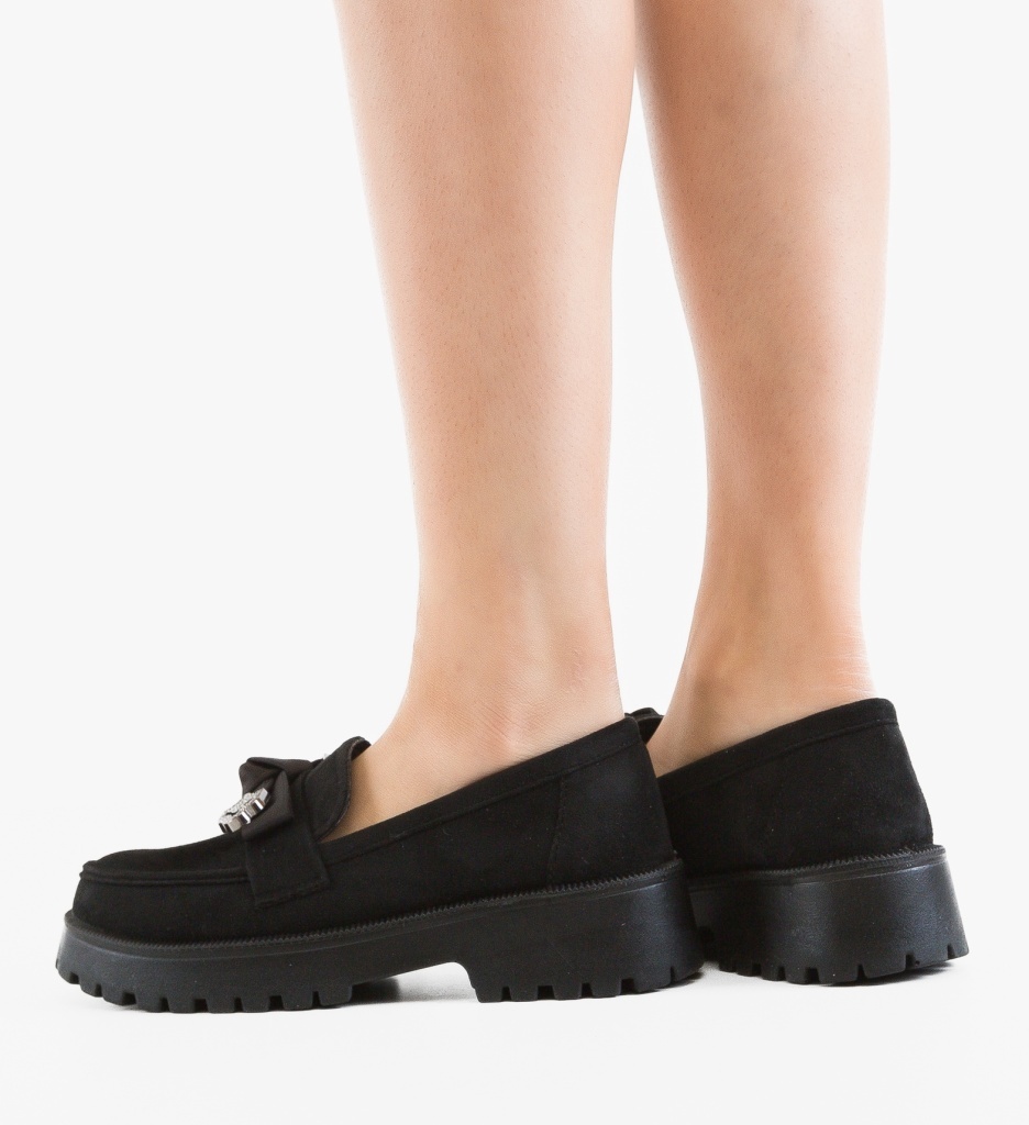 Pantofi Casual Dama Vrerru Negri – Confort & Stil - imagine 8