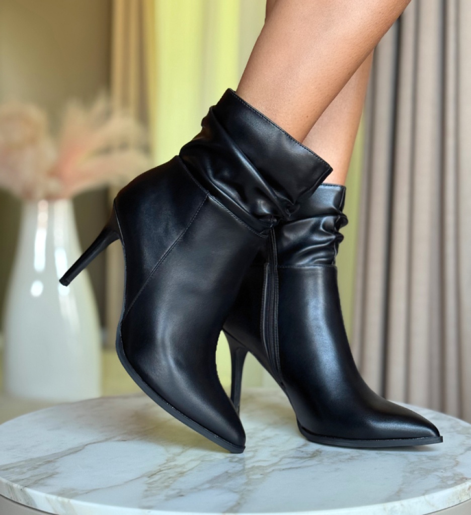 Botine Ving Negre 2 - Eleganță și Confort - imagine 3
