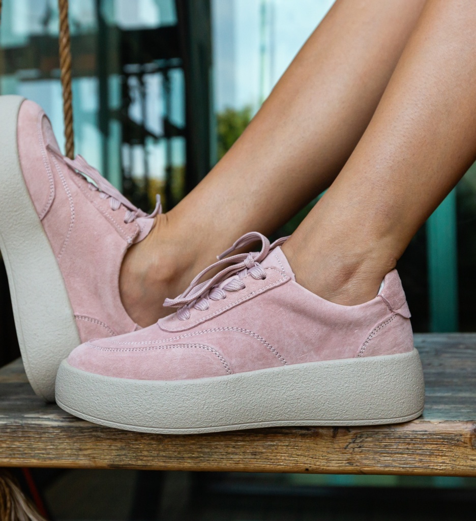 Sneakers Dama Brittni Roz - Confort și Stil - imagine 6