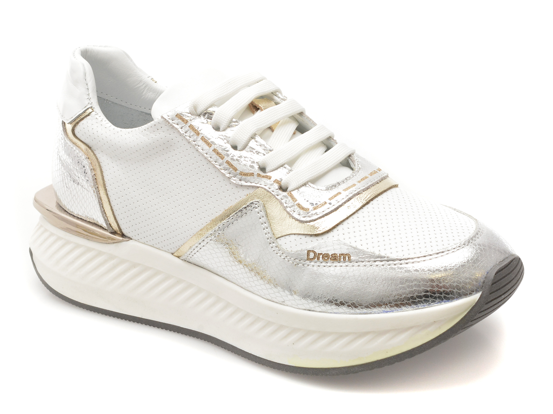 Pantofi Sport ERISMA Albi din Piele Naturală