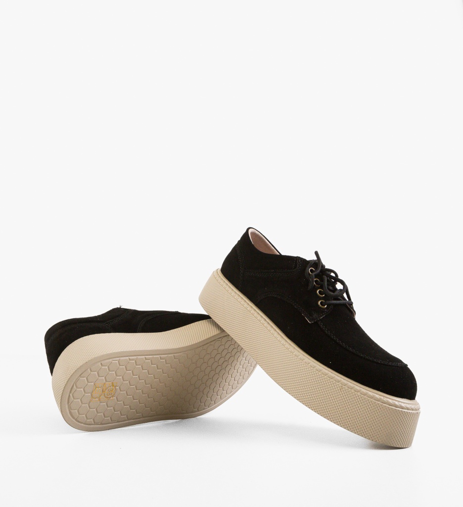 Sneakers Dama Sweep Negri - Confort și Stil - imagine 4