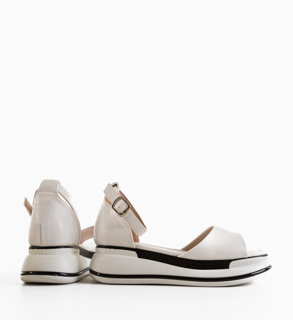 Sandale Dama Grifon Albe | Eleganță și Confort - imagine 5