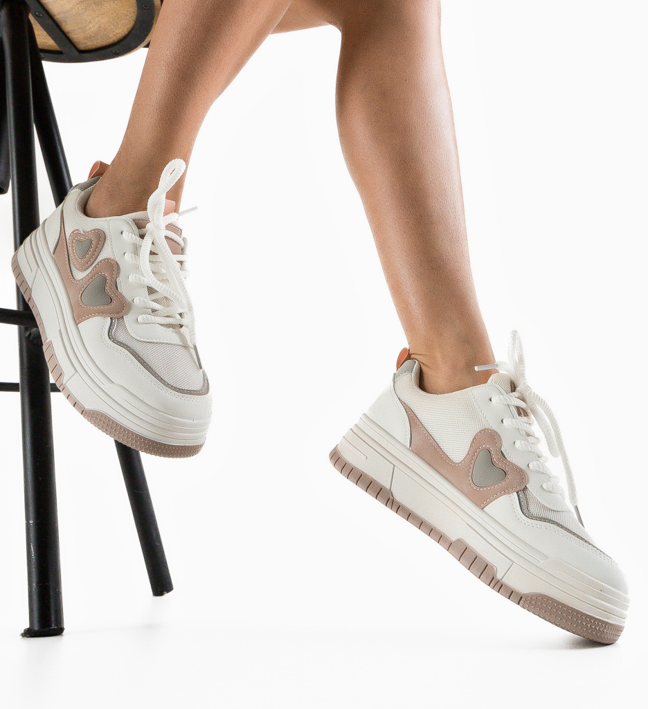 Sneakers Wells Roz 2 - Confort și Stil Feminin - imagine 2