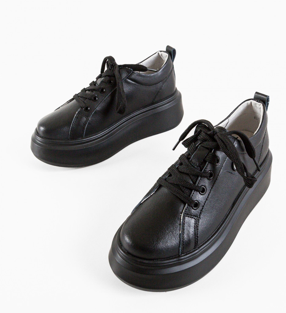 Pantofi Casual Nuandre Negri - Confort & Stil - imagine 5