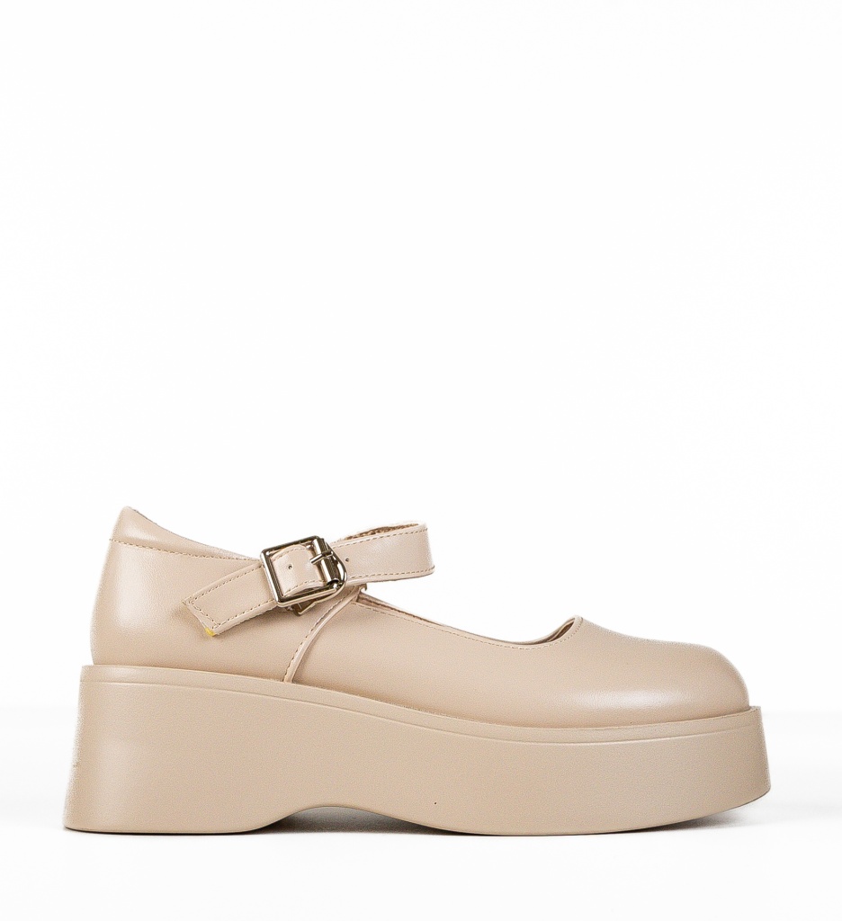 Pantofi Casual Madylu Bej | Confort și Stil - imagine 4