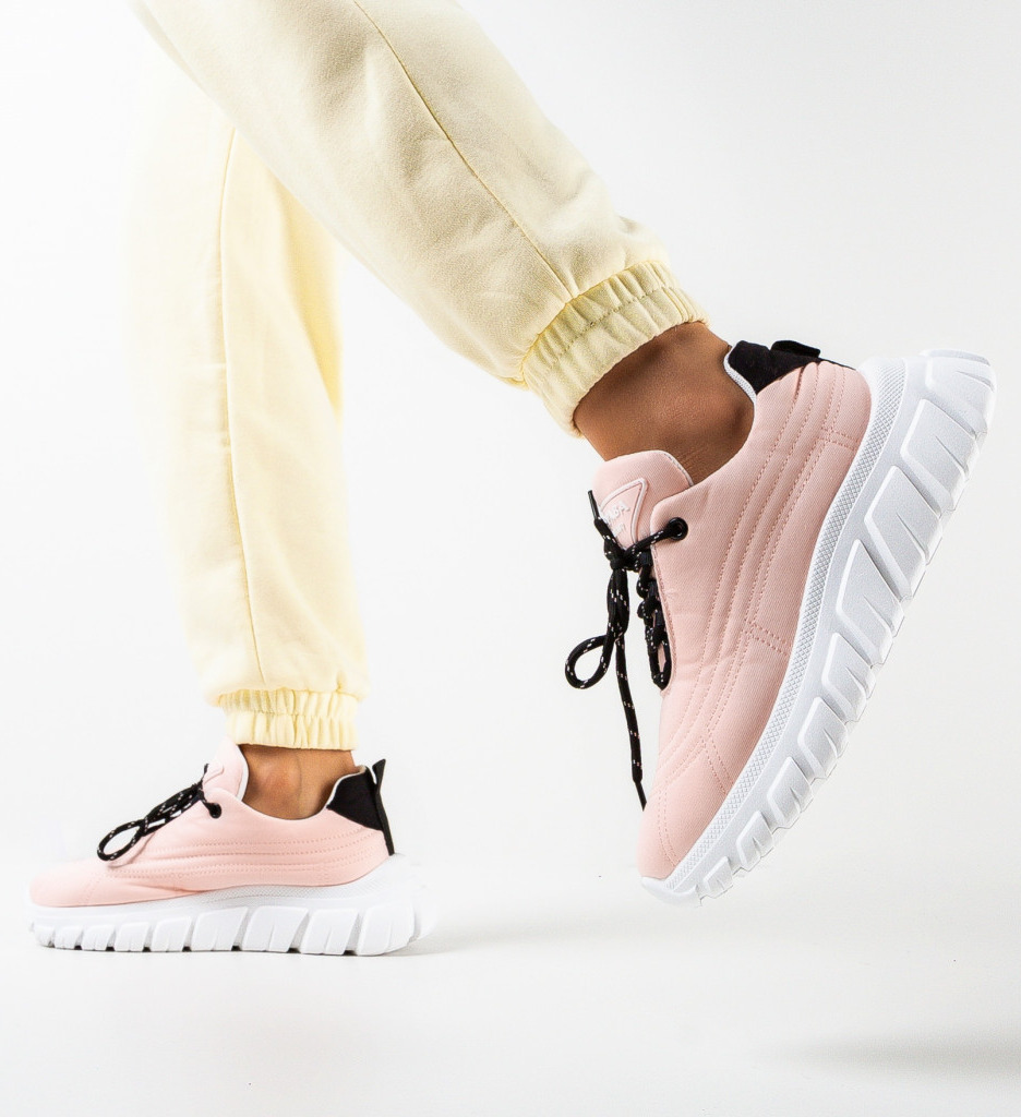 Sneakers Dama Aviana Roz - Confort și Stil - imagine 2