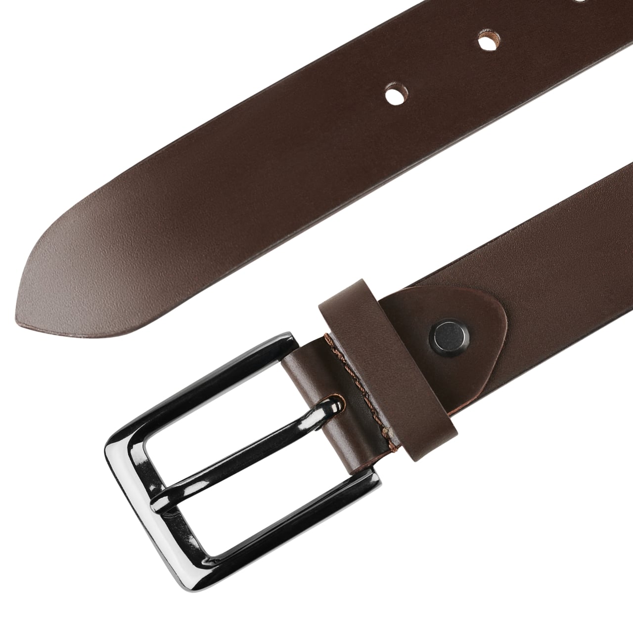 Curea Barbati Delis Piele Naturală Maro - imagine 3