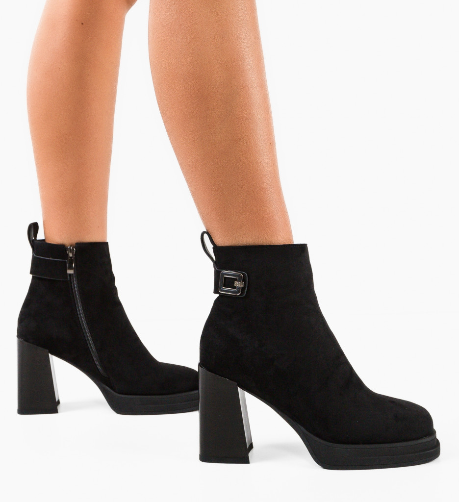 Botine Barthanes Negre - Eleganță și Stil Urban - imagine 2