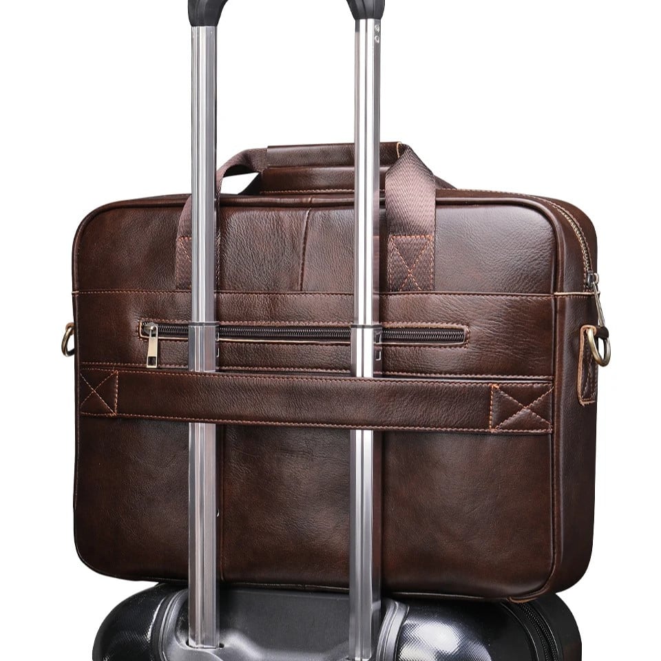 Servieta Piele Naturală Felix GT1318 Negru OEM - imagine 3