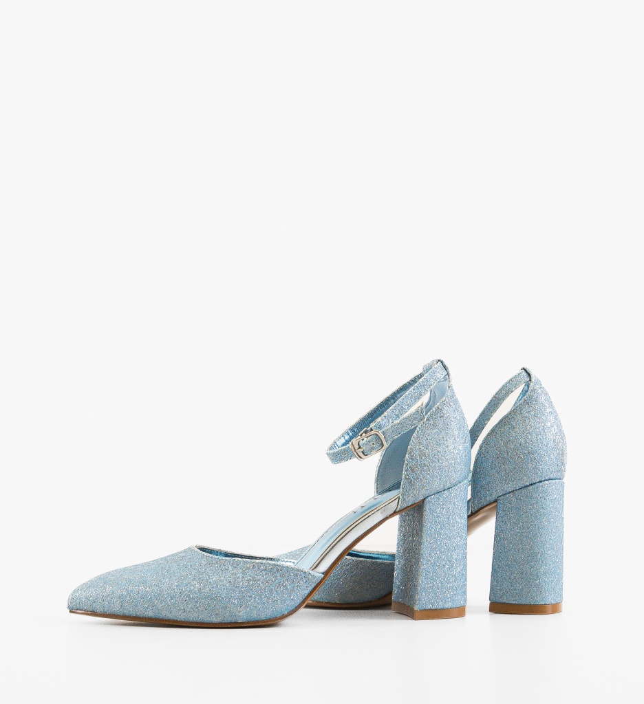 Pantofi cu Toc Jana Albastri - Stil și Eleganță - imagine 4