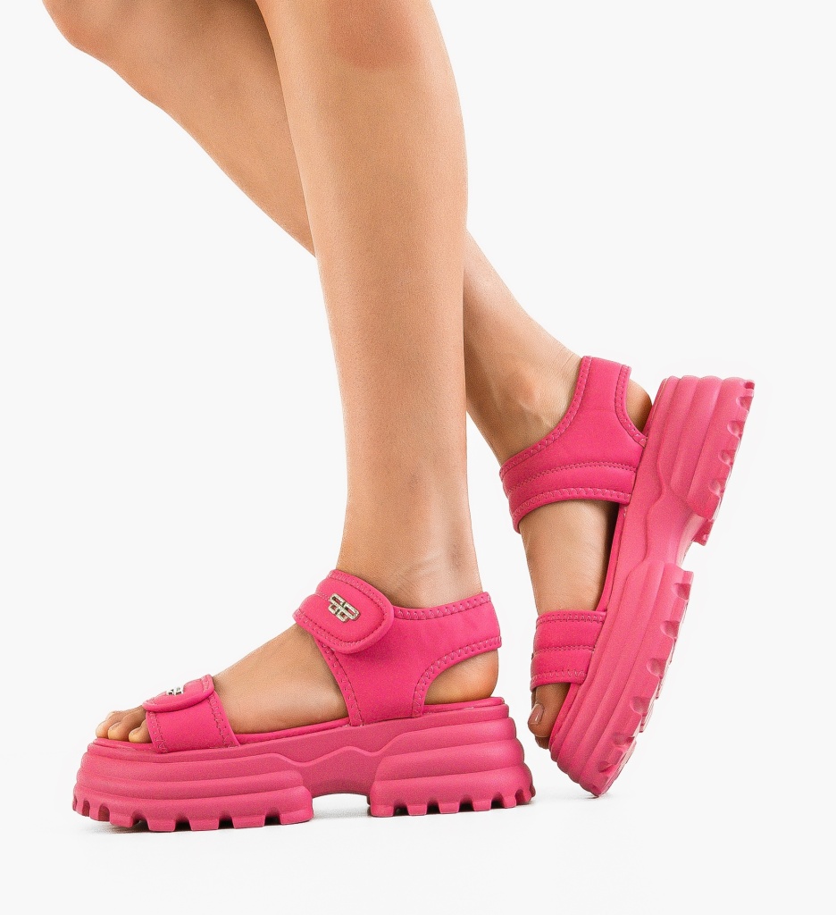 Sandale Dama Fulgrim Fuchsia Elegante - imagine 3