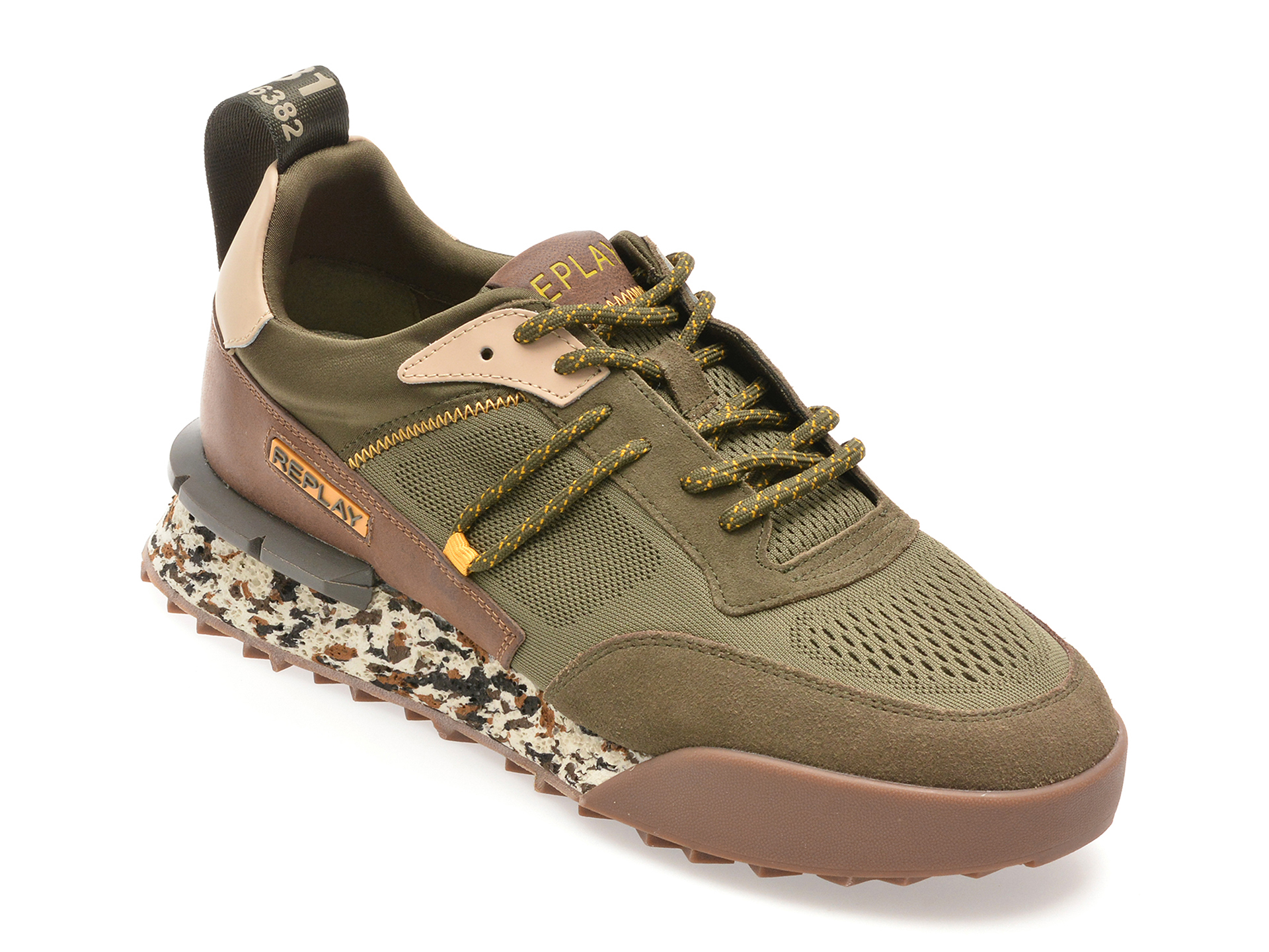 Pantofi Sport Replay Kaki - Confort și Stil