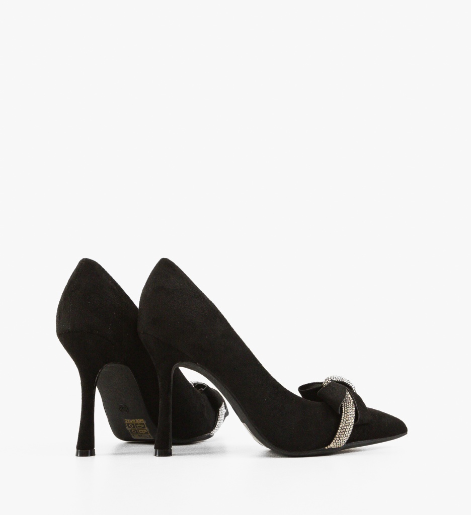 Pantofi Stiletto Negri Subhaa - Eleganță Maximă - imagine 2