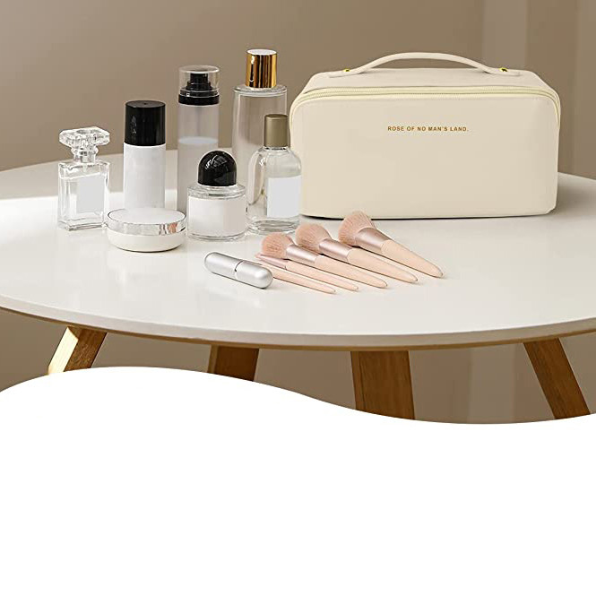 Geanta cosmetice Chabela Delis PT1053, Alb, impermeabila - imagine 3