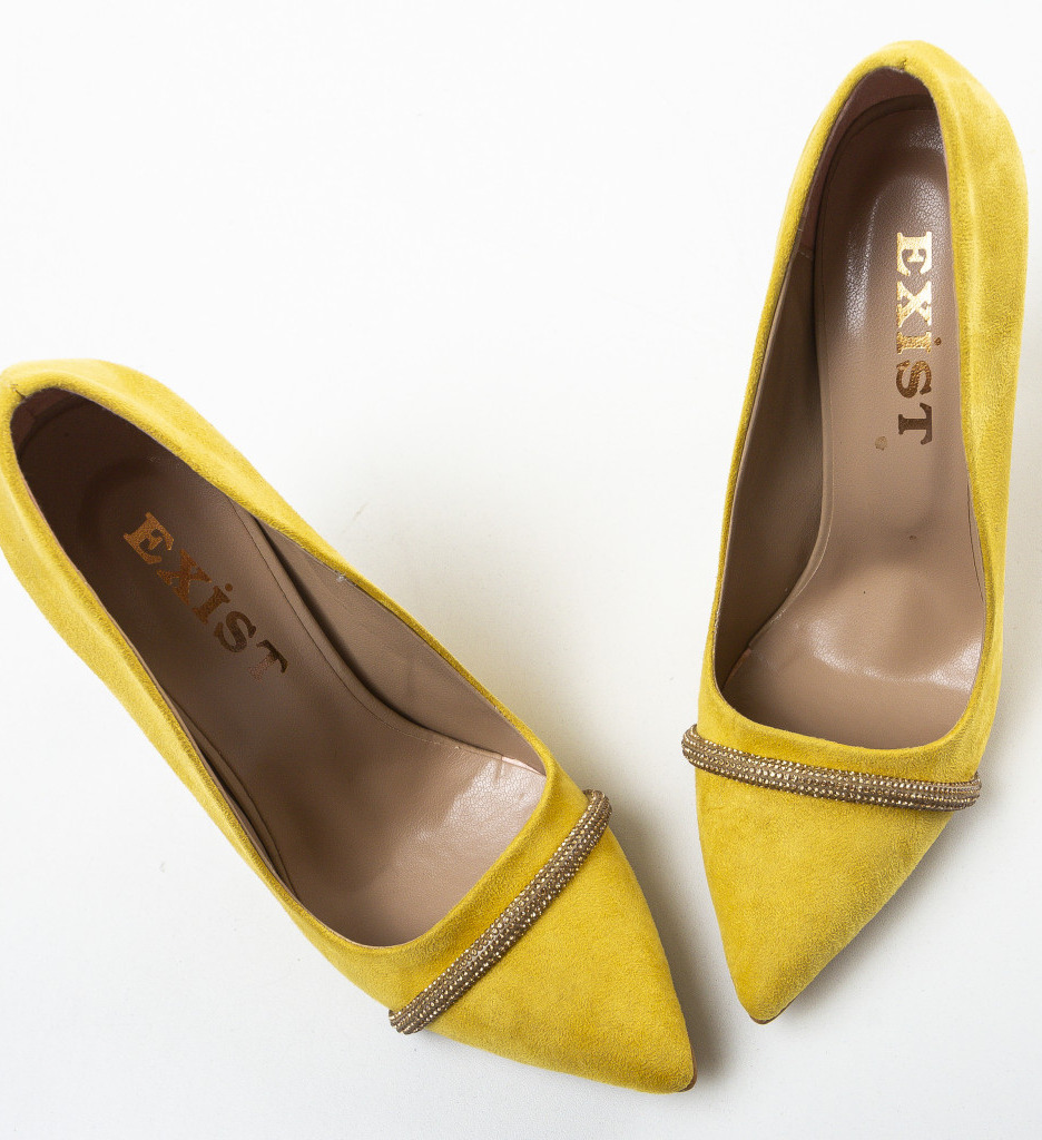 Pantofi cu Toc Galbeni - Eleganță și Stil - imagine 5