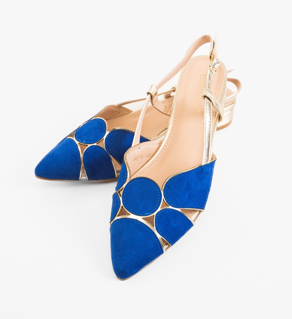 Pantofi dama Xquenda Bleumarin eleganți - imagine 7