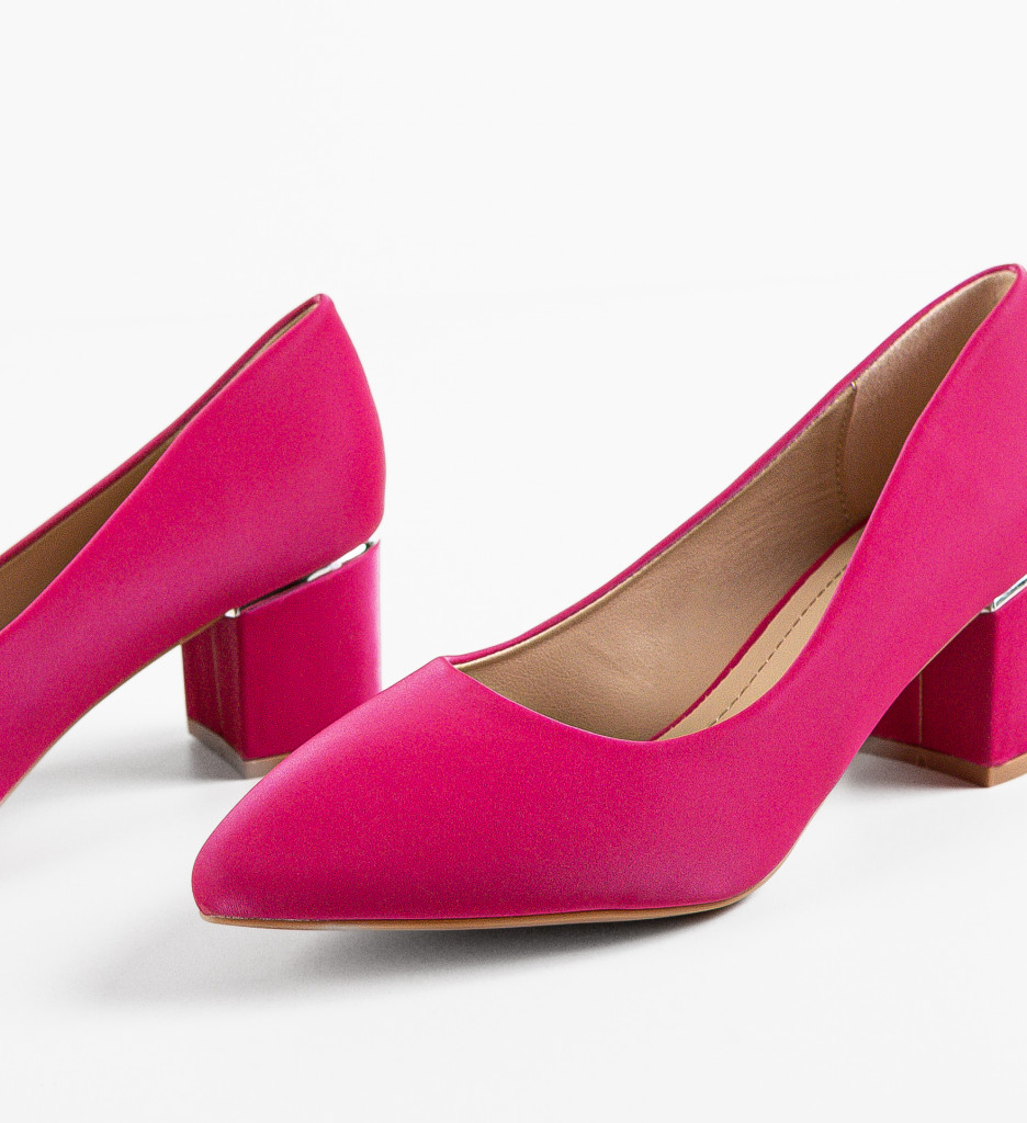 Pantofi cu Toc Fuchsia Berry - Eleganță și Stil