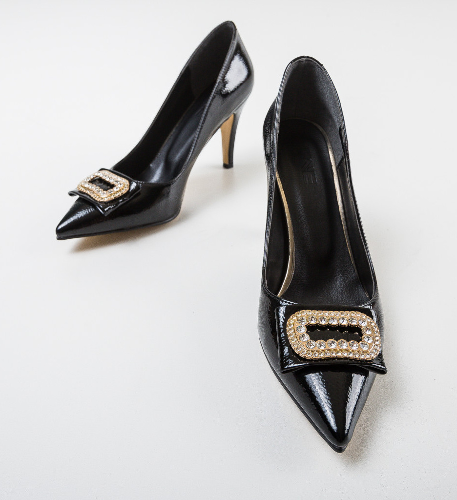 Pantofi cu Toc Esica Negri - Eleganță Asigurată - imagine 6