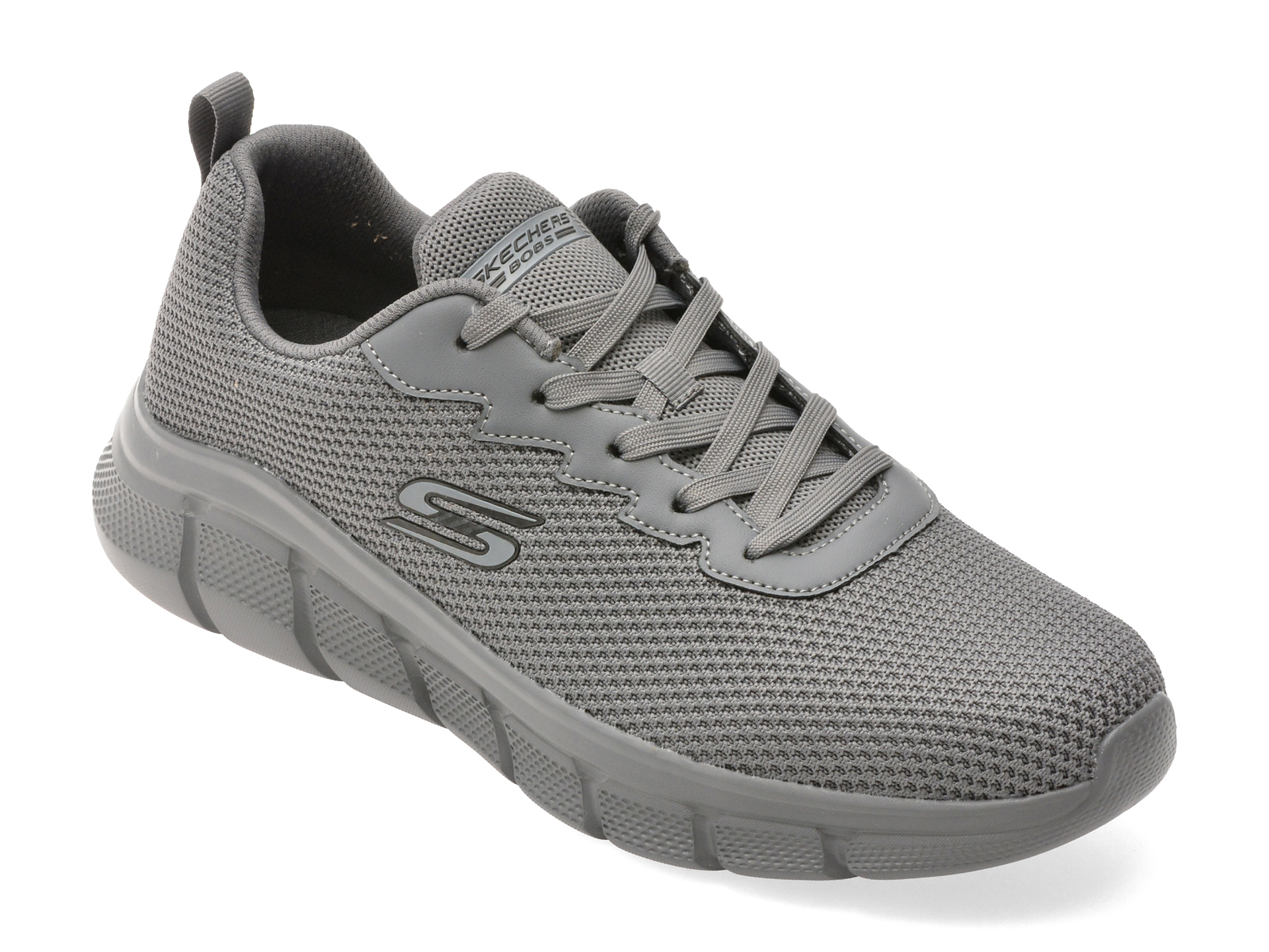Pantofi SKECHERS BOBS B FLEX Gri - Confort Maxim
