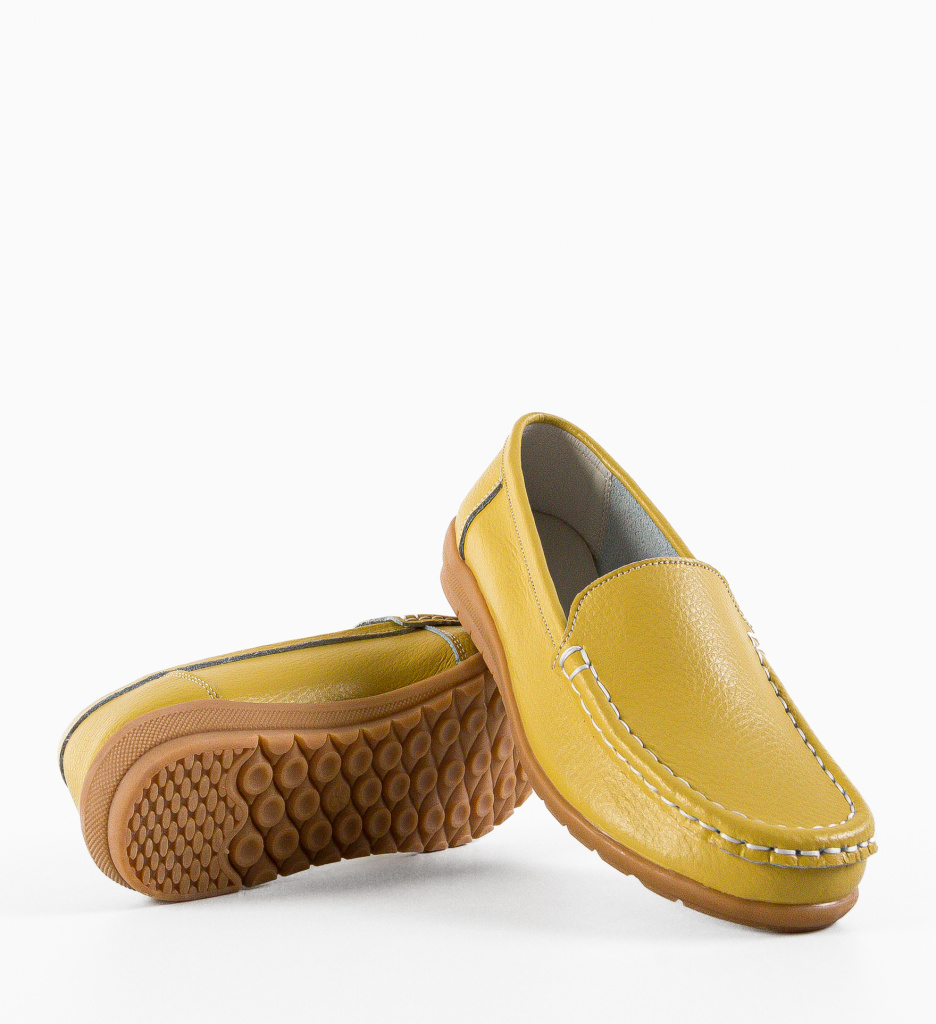 Pantofi Casual Georgie Galbeni - Stil și Confort Zilnic - imagine 6