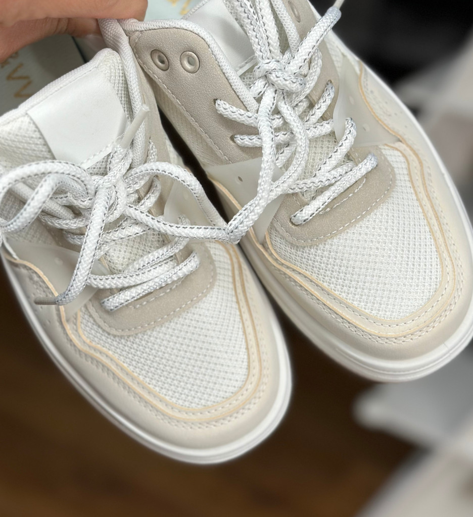 Sneakers Dama Yijun Bej 2 - Confort si Stil - imagine 4