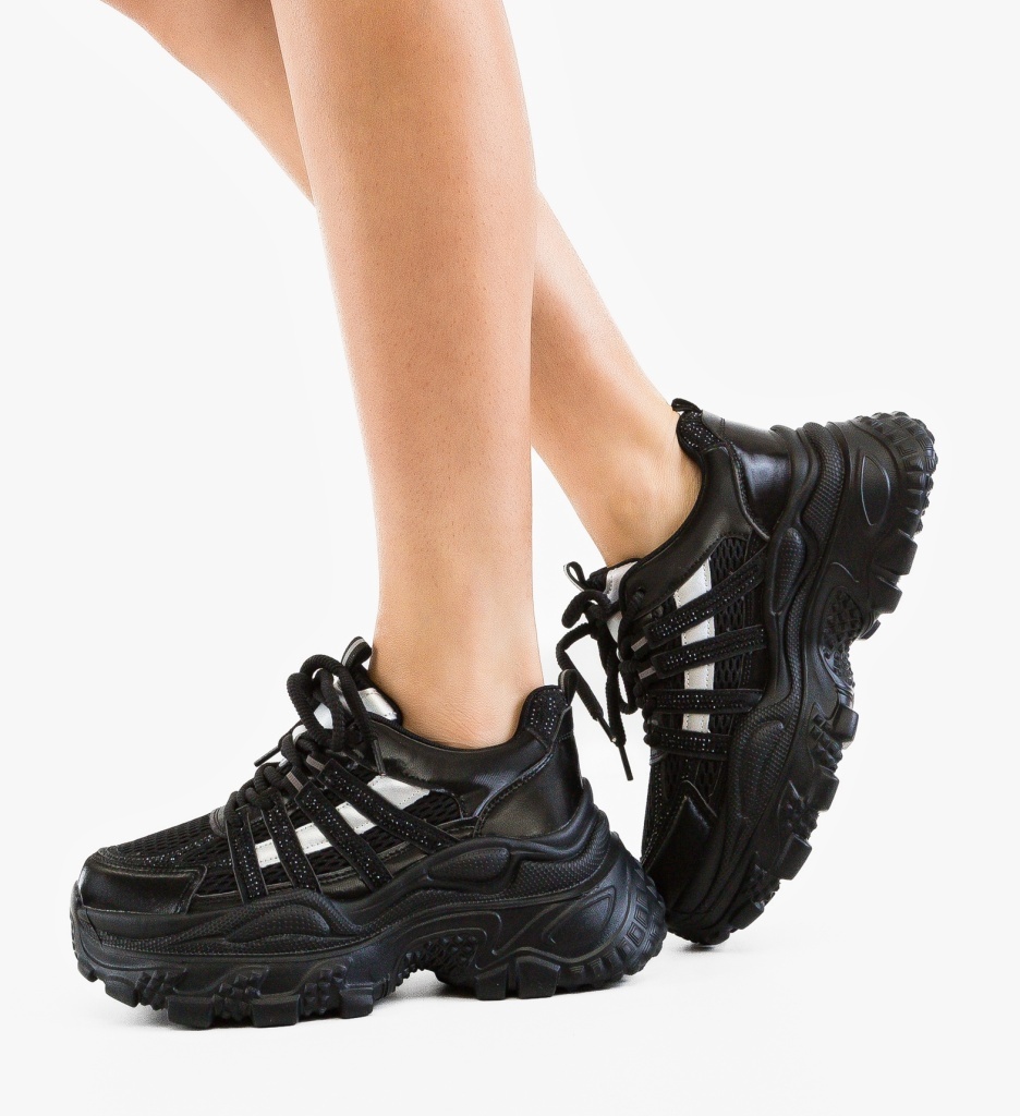 Sneakers Dama Zerra Negri | Confort Sport